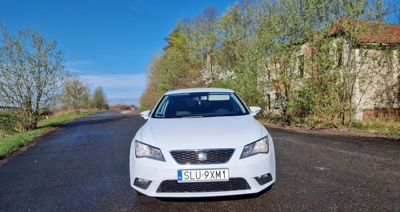 Seat Leon cena 38500 przebieg: 198000, rok produkcji 2014 z Nidzica małe 79